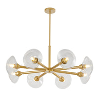 Modern Gold Sputnik Chandelier