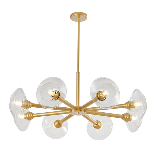 Modern Gold Sputnik Chandelier