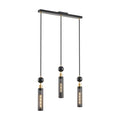 Modern Black and Gold Mesh Pendant Chandelier