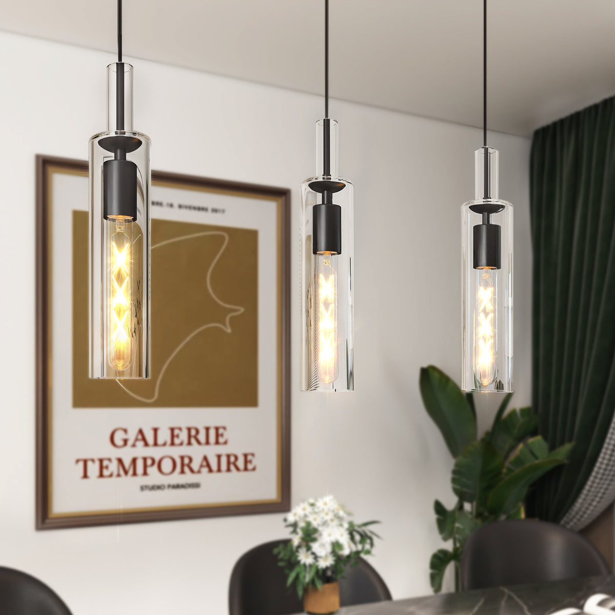 Modern Glass Pendant Light
