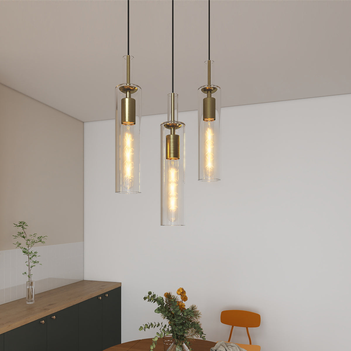 Modern Glass Pendant Light