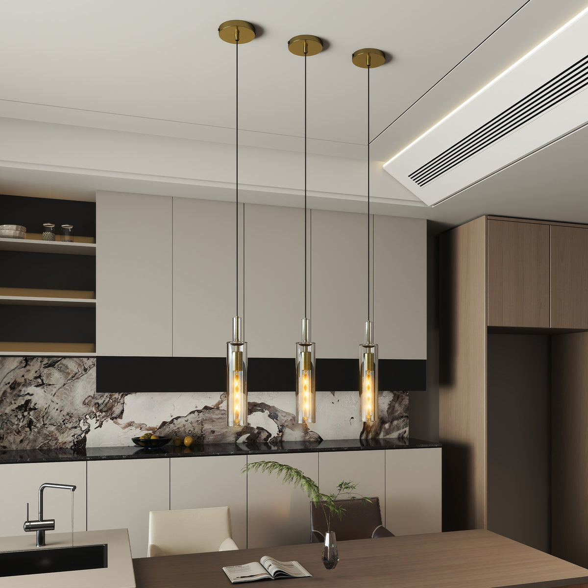 Modern Glass Pendant Light