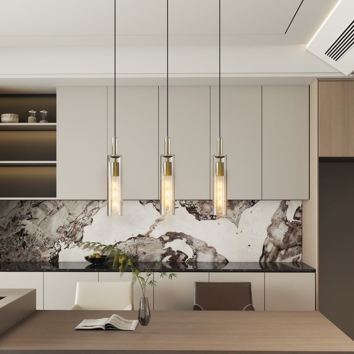 Modern Glass Pendant Light