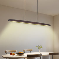 The Solstice Streamline Wood LED Pendant Light