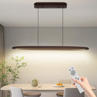 The Solstice Streamline Wood LED Pendant Light