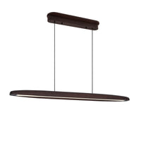 The Solstice Streamline Wood LED Pendant Light