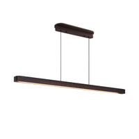 The Amara Walnut Wood LED Pendant Light