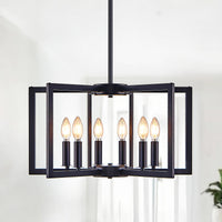 Modern Geometric Metal Chandelier
