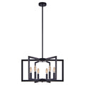 Modern Geometric Metal Chandelier