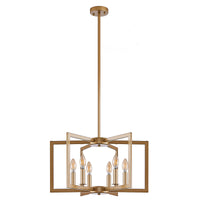 Modern Geometric Metal Chandelier
