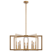 Modern Geometric Metal Chandelier