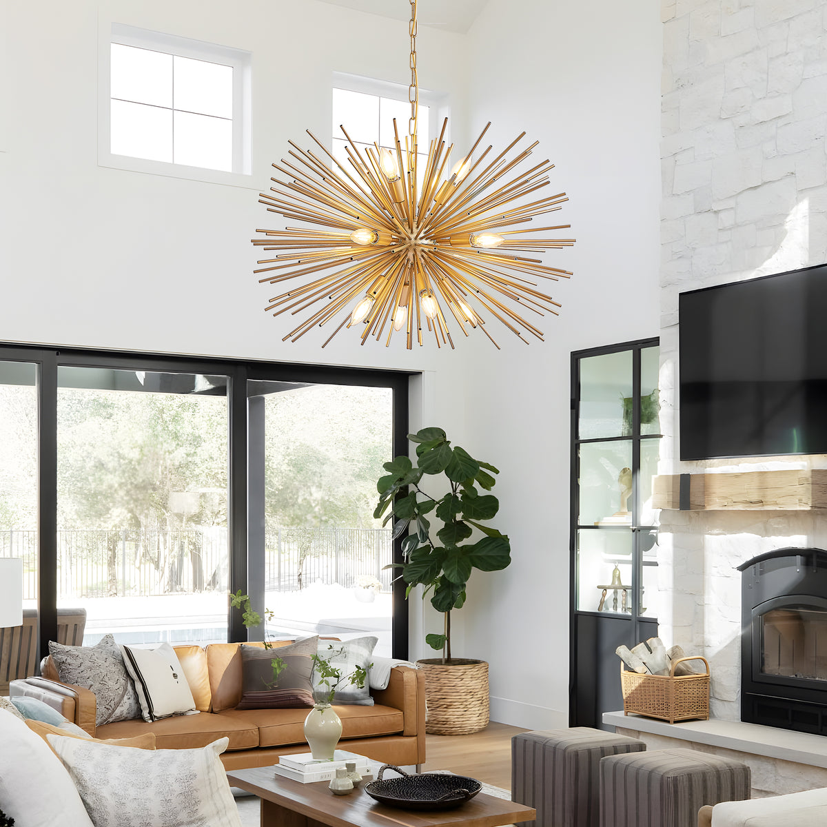 The Solenne Starburst Chandelier