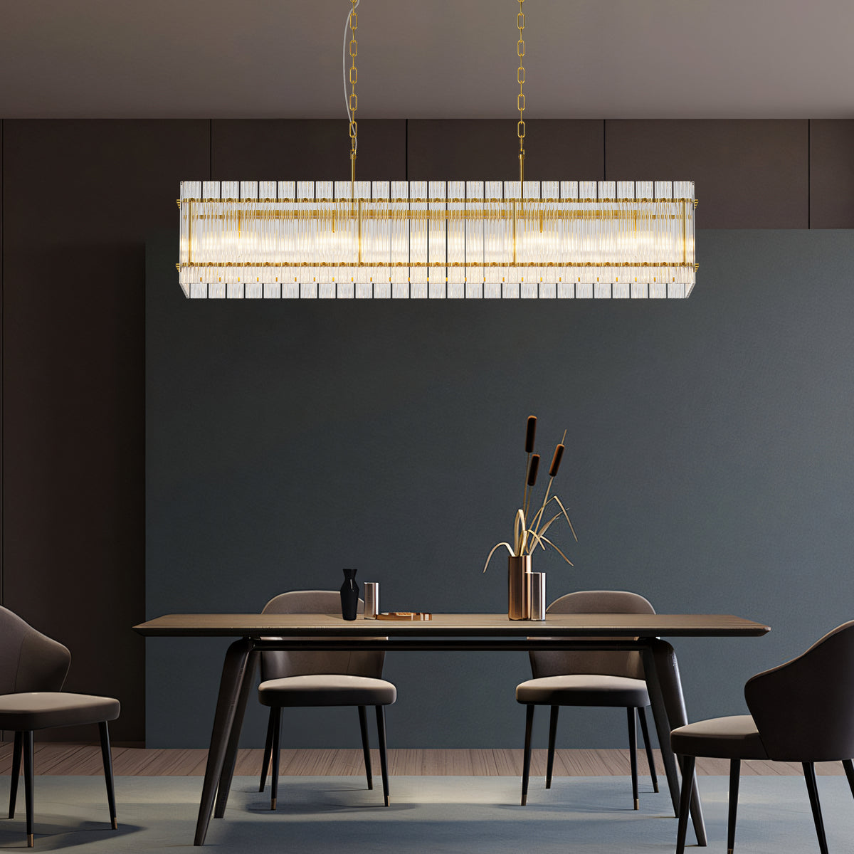 Modern Crystal Glass Chandelier