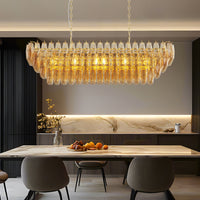The Marguerite Tiered Smoke Glass Chandelier