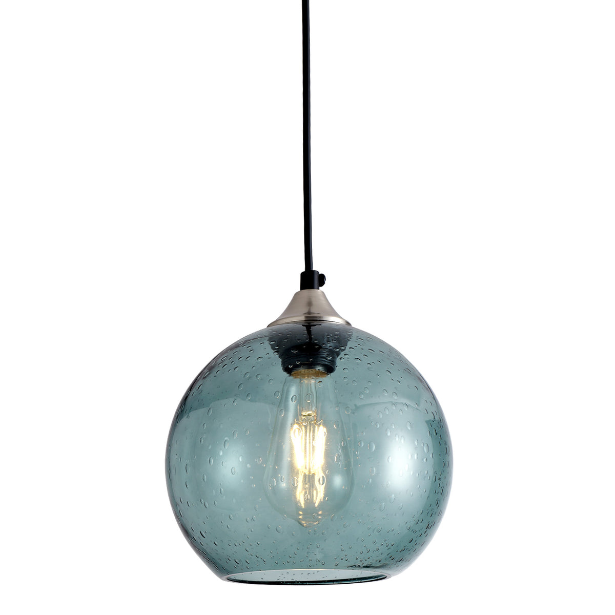 The Marisol Colored Glass Globe Pendant Light