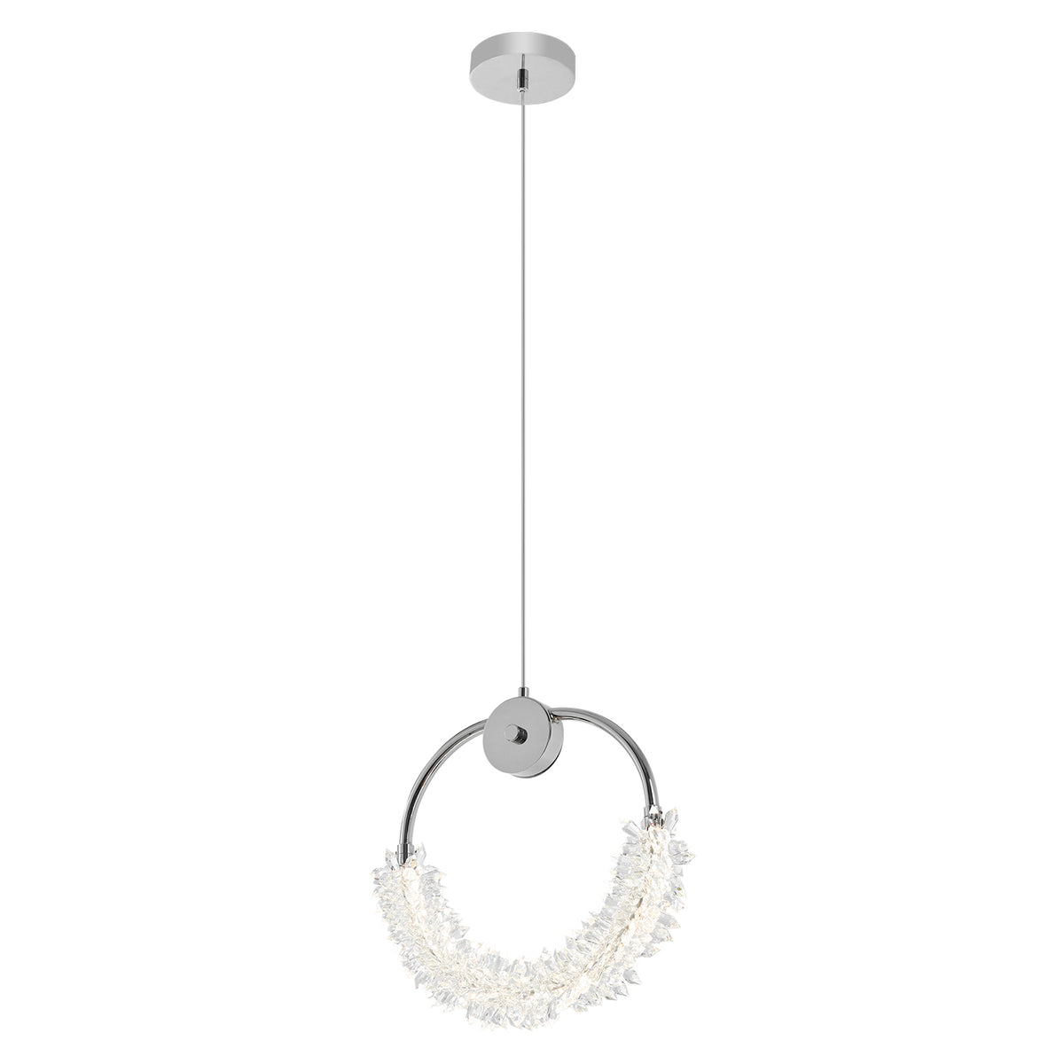 The Lucienne Crystal Linear Pendant Light