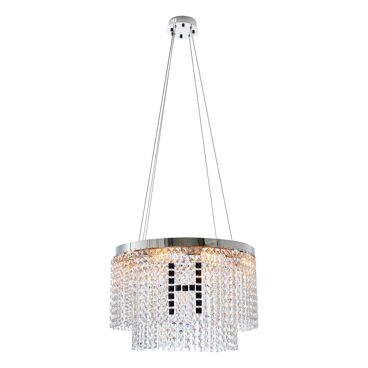 The Maison Round Crystal Chandelier