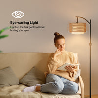 Boho Curved Floor Lamp