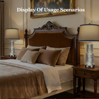 The Verity Glass Fairy Light Table Lamp Set