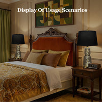 The Verity Glass Fairy Light Table Lamp Set