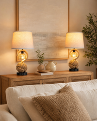The Serena Spiral Rope Table Lamp