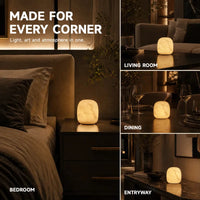 The Orion Cordless Alabaster Table Lamp