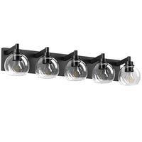 The Lucerne Globe Glass Vanity Light