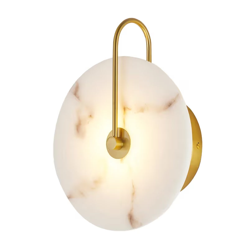 The Selene Alabaster Wall Sconce