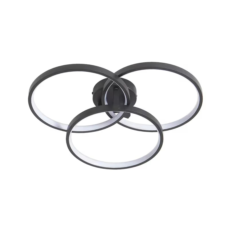 The Orion Interlocking Ring LED Ceiling Light