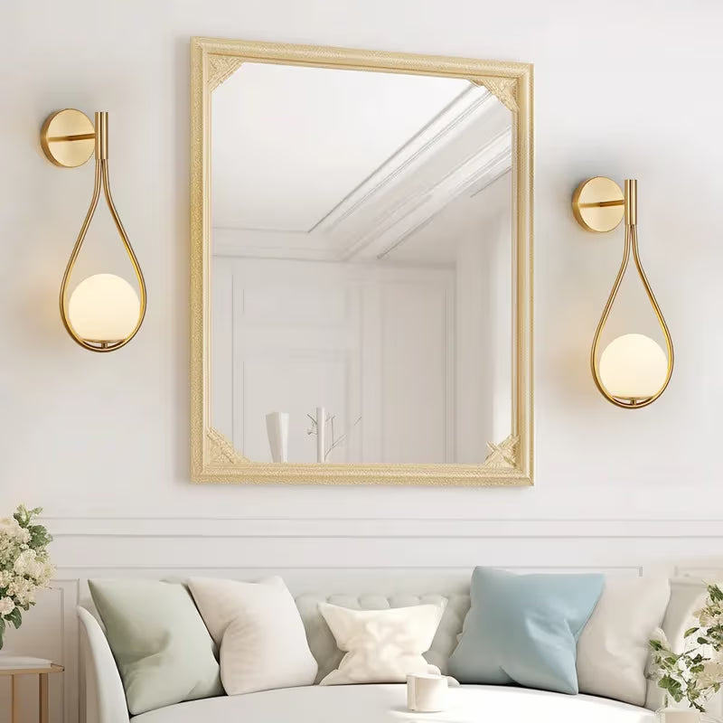 The Aurora Gilded Leaf Wall Sconce (Set of 2)