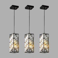 The Solstice Crystal Prism Pendant Light (Set of 3)