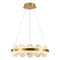 The Astoria Alabaster Ring Chandelier