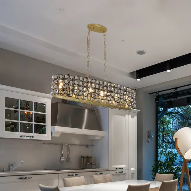 The Orion Geometric Lattice Linear Chandelier
