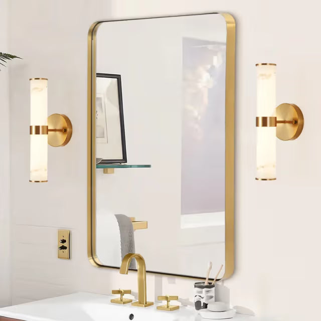 The Solstice Linear Marble Wall Light (Set of 2)