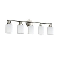 The Lucerne Frosted Cylinder Vanity Light