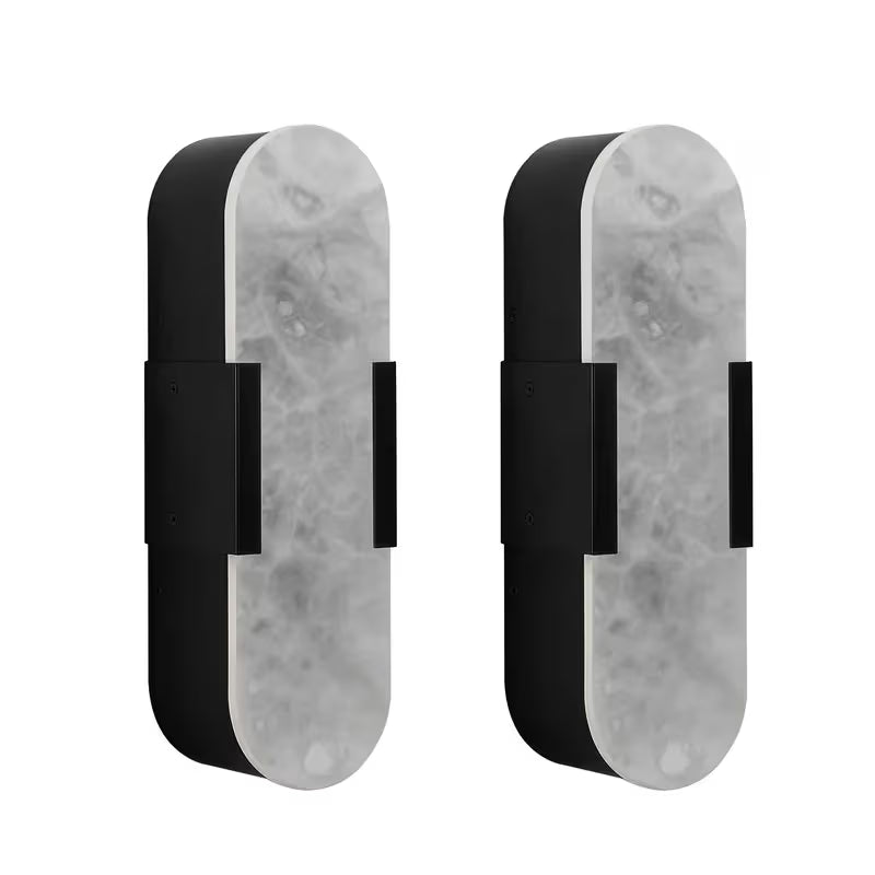 The Elara Alabaster Wall Sconce (Set of 2)