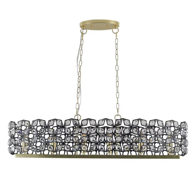 The Orion Geometric Lattice Linear Chandelier