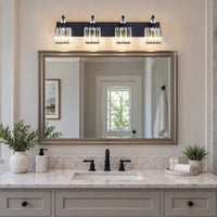 The Calisto Crystal Prism Vanity Light