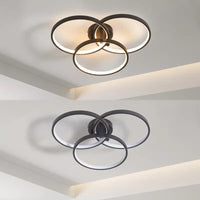 The Orion Interlocking Ring LED Ceiling Light