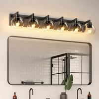 The Lucerne Globe Glass Vanity Light