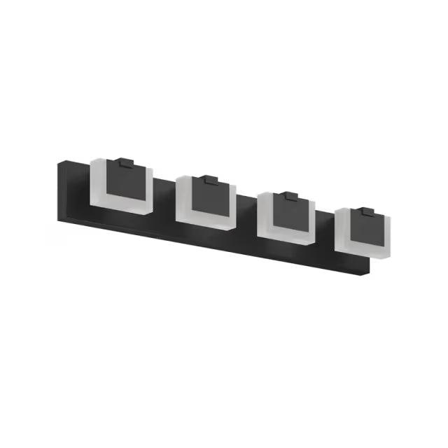 The Lucerne Geometric Square LED Vanity Light