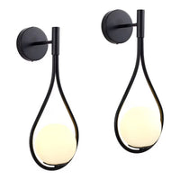 The Aurora Gilded Leaf Wall Sconce (Set of 2)