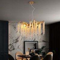 The Aurelius Crystal Raindrop Branch Chandelier