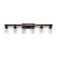 The Aspen Wood Beam Vanity Light
