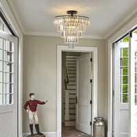 The Astoria Cascading Crystal Tier Chandelier