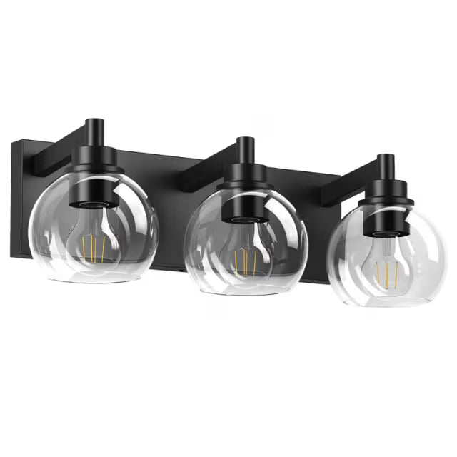 The Lucerne Globe Glass Vanity Light