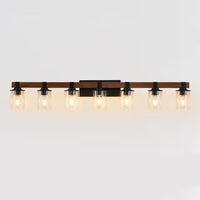 The Aspen Wood Beam Vanity Light