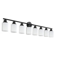 The Lucerne Frosted Cylinder Vanity Light