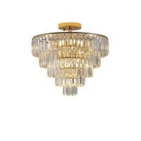 The Astoria Cascading Crystal Tier Chandelier