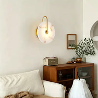 The Selene Alabaster Wall Sconce